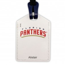 Florida Panthers Personalized Leather Luggage Tag