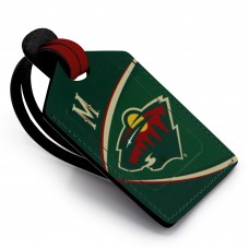 Minnesota Wild Personalized Leather Luggage Tag