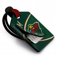 Minnesota Wild Personalized Leather Luggage Tag
