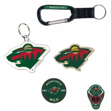 Minnesota Wild Personalized Leather Luggage Tag