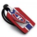 Montreal Canadiens Personalized Leather Luggage Tag
