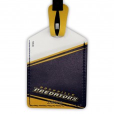 Nashville Predators Personalized Leather Luggage Tag