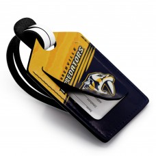 Nashville Predators Personalized Leather Luggage Tag