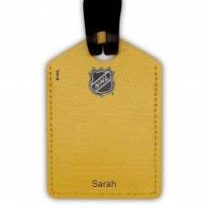 Pittsburgh Penguins Personalized Leather Luggage Tag