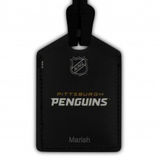 Pittsburgh Penguins Personalized Leather Luggage Tag