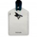 San Jose Sharks Personalized Leather Luggage Tag