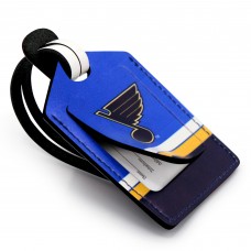 St. Louis Blues Personalized Leather Luggage Tag