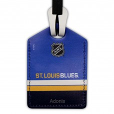 St. Louis Blues Personalized Leather Luggage Tag