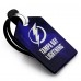 Tampa Bay Lightning Personalized Leather Luggage Tag Tampa Bay Lightning Personalized Leather Luggage Tag