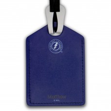 Tampa Bay Lightning Personalized Leather Luggage Tag