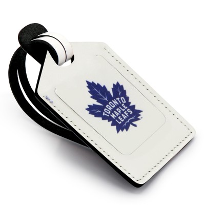 Toronto Maple Leafs Personalized Leather Luggage Tag