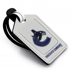 Vancouver Canucks Personalized Leather Luggage Tag