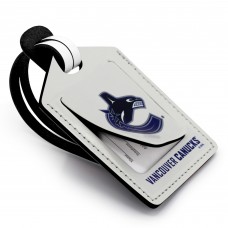 Vancouver Canucks Personalized Leather Luggage Tag