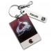 Брелок Colorado Avalanche Personalized Leather Rectangle