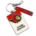 Ottawa Senators Personalized Leather Rectangle Keychain