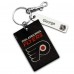 Брелок Philadelphia Flyers Personalized Leather Rectangle