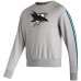 Кофта San Jose Sharks adidas Team Classics Vintage - Heathered Gray