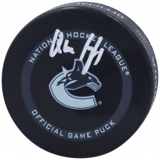 Шайба с автографом Quinn Hughes Vancouver Canucks Fanatics Authentic 2021 Model Official