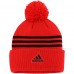 Шапка с помпоном Ottawa Senators adidas Locker Room Three Stripe Cuffed - Red