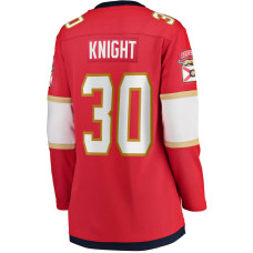 Женская джерси Florida Panthers Spencer Knight Fanatics Red Home Breakaway