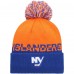 Шапка с помпоном New York Islanders adidas COLD.RDY Cuffed - Orange/Royal