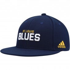 St. Louis Blues Adidas Snapback Hat - Navy