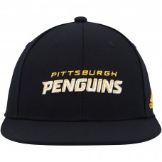 Pittsburgh Penguins Adidas Snapback Hat - Black
