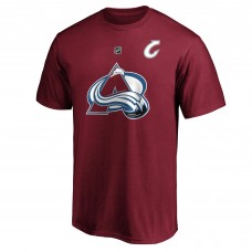 Футболка с номером Gabriel Landeskog Colorado Avalanche Authentic Stack - Burgundy