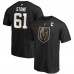 Футболка Mark Stone Vegas Golden Knights Authentic Stack Player Name & Number Captain Patch - Black