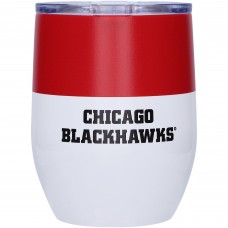 Стакан Chicago Blackhawks 16oz. Colorblock Stainless Steel Curved