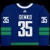 Autographed Vancouver Canucks Thatcher Demko Fanatics Authentic Blue adidas Alternate Authentic Jersey