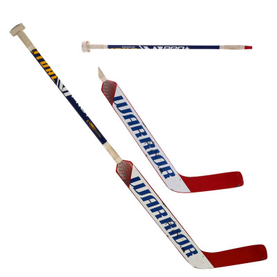 St. Louis Blues Jordan Binnington Fanatics Authentic Game-Used White and Red Warrior Goalie Stick from the 2021 NHL Season