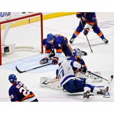 Unsigned New York Islanders Ryan Pulock Fanatics Authentic Game 4 Game-Preserving Save vs. Tampa Bay Lightning Photograph Unsigned New York Islanders Ryan Pulock Fanatics Authentic Game 4 Game-Preserving Save vs. Tampa Bay Lightning Photograph
