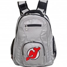 New Jersey Devils 19'' Premium Laptop Backpack - Gray