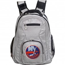 New York Islanders 19'' Premium Laptop Backpack - Gray