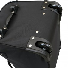 Seattle Kraken 22'' Wheeled Duffel Bag - Black