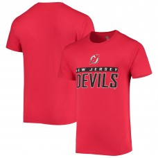 Футболка Mens Red New Jersey Devils Classic Fit