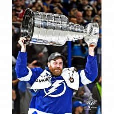 Unsigned Tampa Bay Lightning Victor Hedman Fanatics Authentic 2021 Stanley Cup Champions Raising Cup Photograph