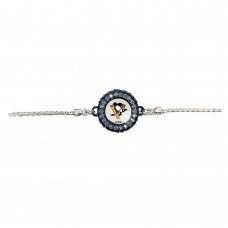 Pittsburgh Penguins Womens Swarovski Bracelet