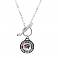 Женская Columbus Blue Jackets Swarovski Necklace Женская Columbus Blue Jackets Swarovski Necklace