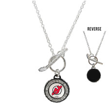 Женская New Jersey Devils Swarovski Necklace