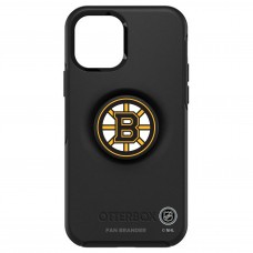 Чехол на iPhone NHL Boston Bruins OtterBox Otter+Pop PopSocket Symmetry - Black