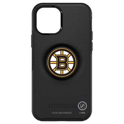 Boston Bruins OtterBox Otter+Pop PopSocket Symmetry iPhone Case - Black