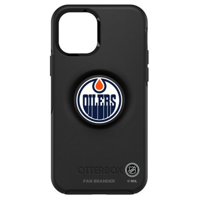 Edmonton Oilers OtterBox Otter+Pop PopSocket Symmetry iPhone Case - Black