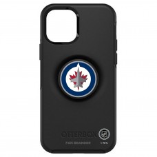 Чехол на iPhone NHL Winnipeg Jets OtterBox Otter+Pop PopSocket Symmetry - Black