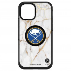 Чехол на iPhone NHL Buffalo Sabres OtterBox Otter+Pop PopSocket Symmetry Marble Design - Black