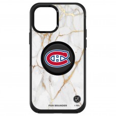 Чехол на iPhone NHL Montreal Canadiens OtterBox Otter+Pop PopSocket Symmetry Marble Design - Black