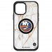 Чехол на iPhone NHL  New York Islanders OtterBox Otter+Pop PopSocket Symmetry Marble Design - Black - оригинальные мобильные аксессуары НХЛ