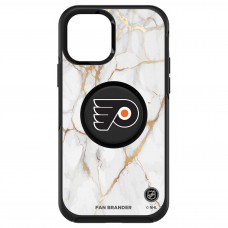 Чехол на iPhone NHL Philadelphia Flyers OtterBox Otter+Pop PopSocket Symmetry Marble Design - Black