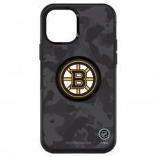 Чехол на iPhone NHL Boston Bruins OtterBox Otter+Pop PopSocket Symmetry Camo Design - Black